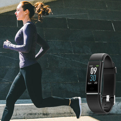 Aquarius AQ200 Color Screen Heart Rate & Sleep Monitor Tracker, Black