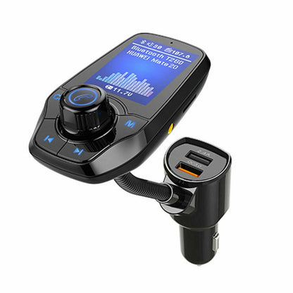 Aquarius Wireless Multifunctional Bluetooth Car FM Transmitter with Dual USB Port