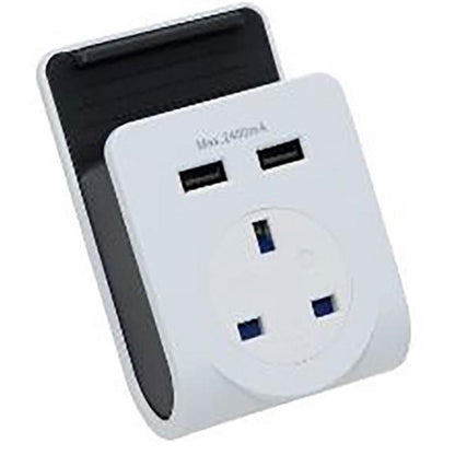 Power Adaptor 2 x USB Charger outlet (2.4A)