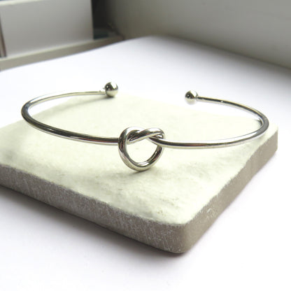 Silver Knot Bangle 5664