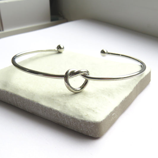 Silver Knot Bangle 5664