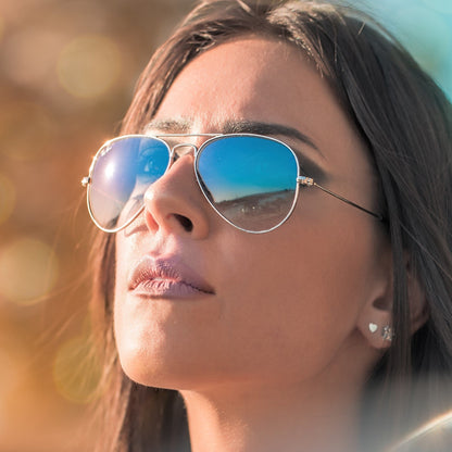 Heart Stud Earrings on Hugs & Kisses Rainbow Card