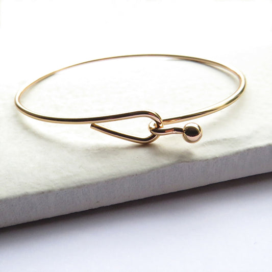 Gold Hoop Bangle - 6026