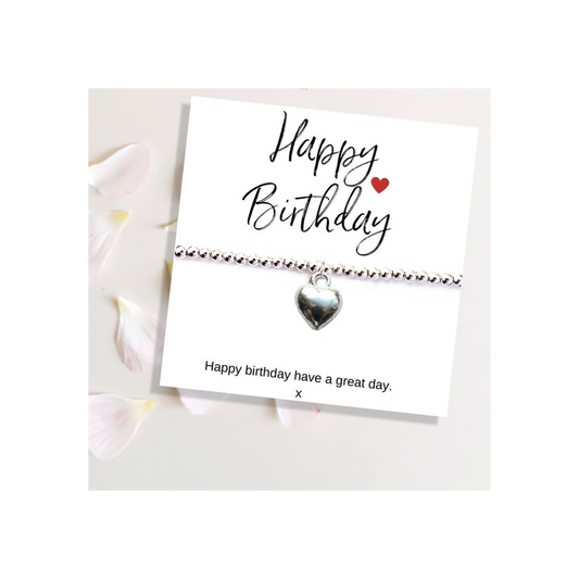 Happy Birthday Bracelet - Message Card