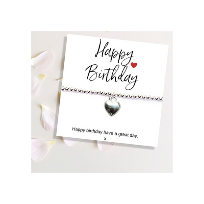 Happy Birthday Bracelet - Message Card