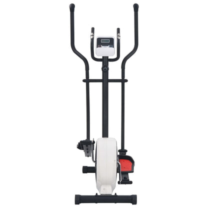Magnetic Elliptical Trainer with Pulse Measurement Black & White