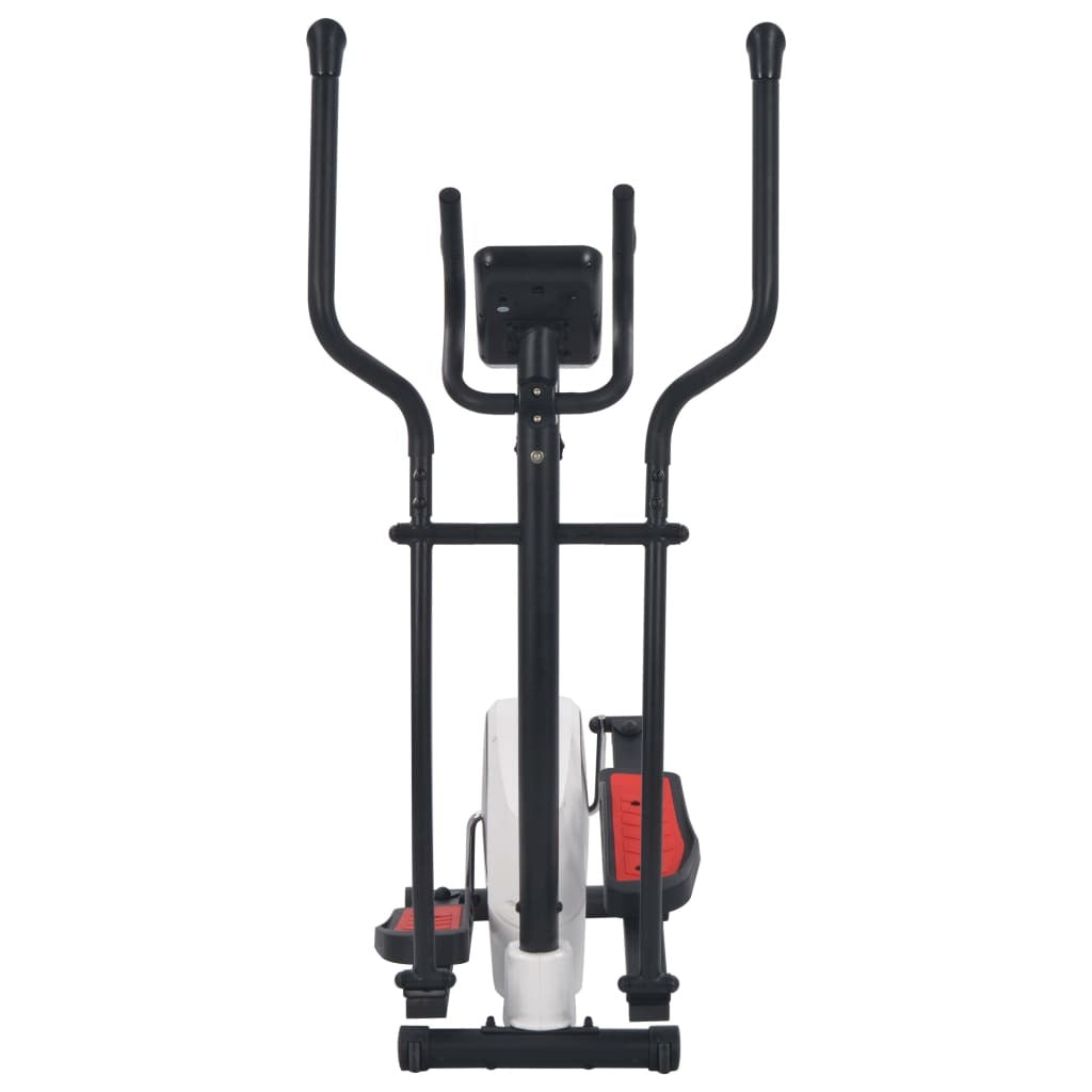 Magnetic Elliptical Trainer with Pulse Measurement Black & White