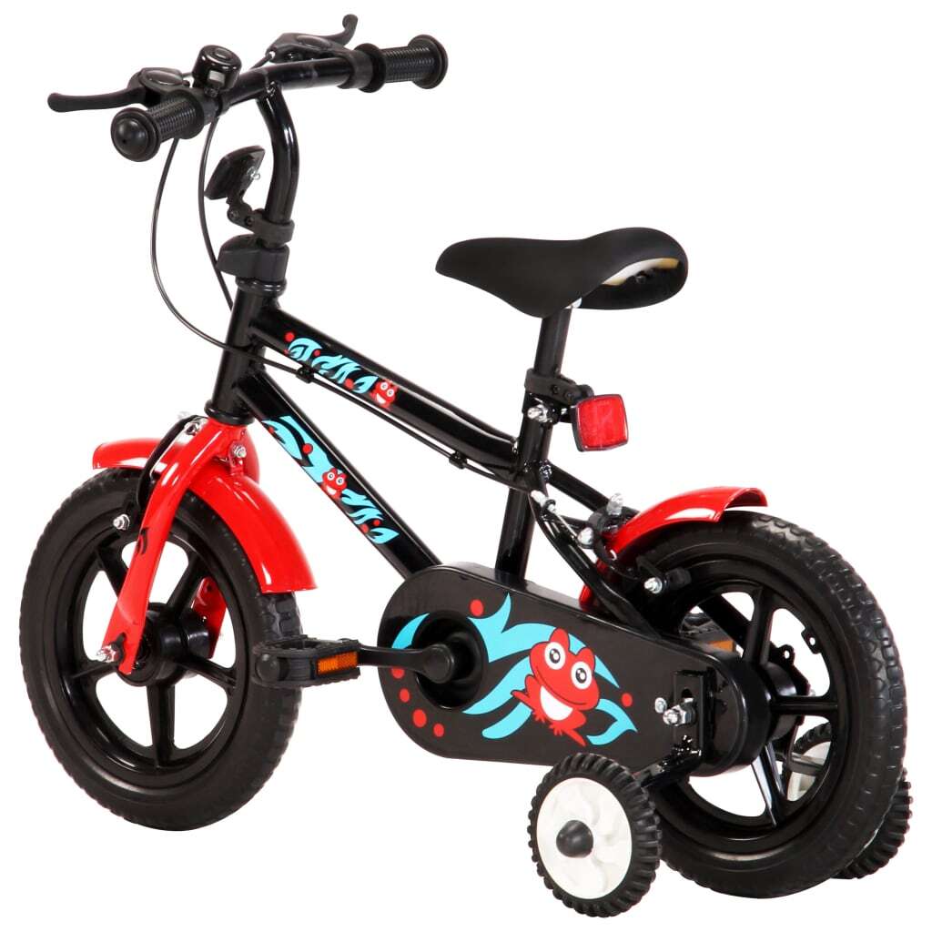 Kids Bike 12 inch Black and Red