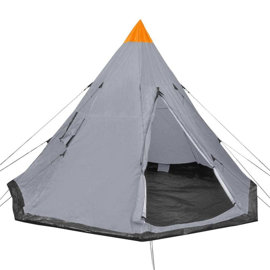 Four People Tent Camping Outdoors Vacation with Bag Grey