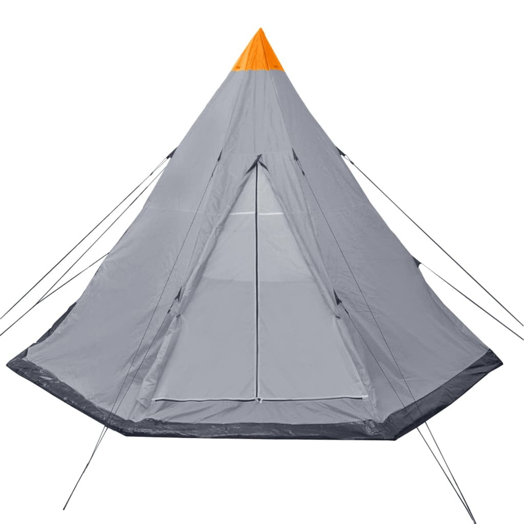 Four People Tent Camping Outdoors Vacation with Bag Grey