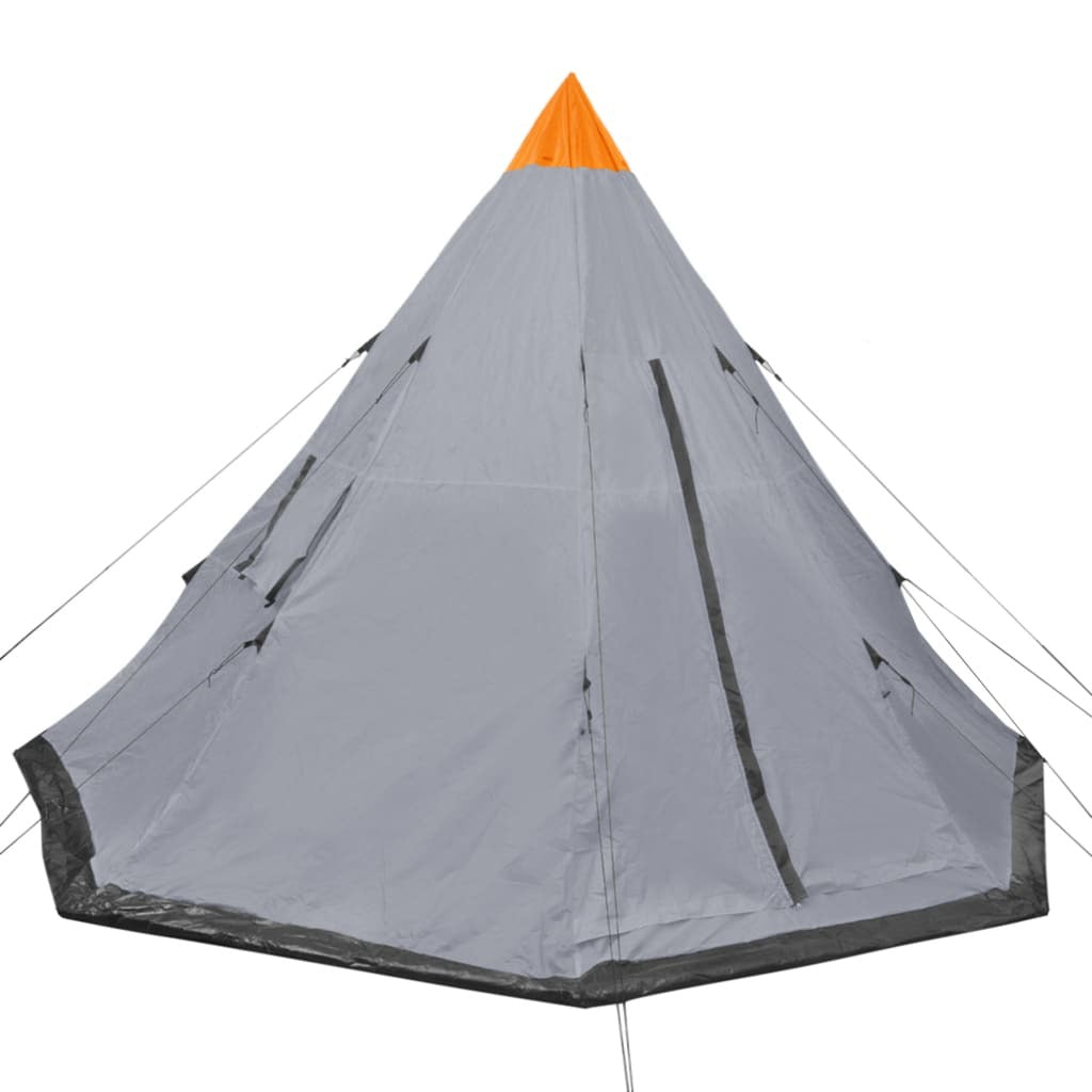 Four People Tent Camping Outdoors Vacation with Bag Grey