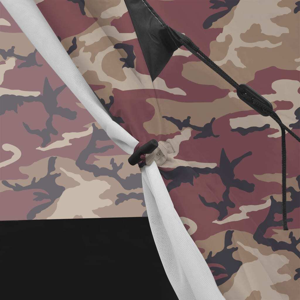 Four People Tent Camping Outdoors Vacation with Bag Multicolour