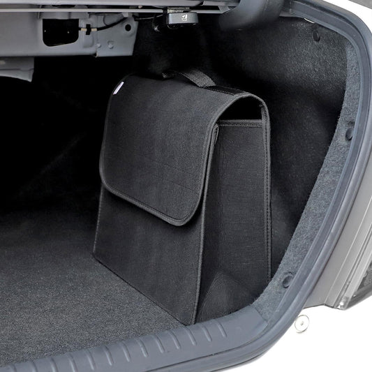 Black Anti Slip Car Trunk Boot Storage Organiser Case Tool Bag - Medium