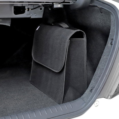 Black Anti Slip Car Trunk Boot Storage Organiser Case Tool Bag - Medium
