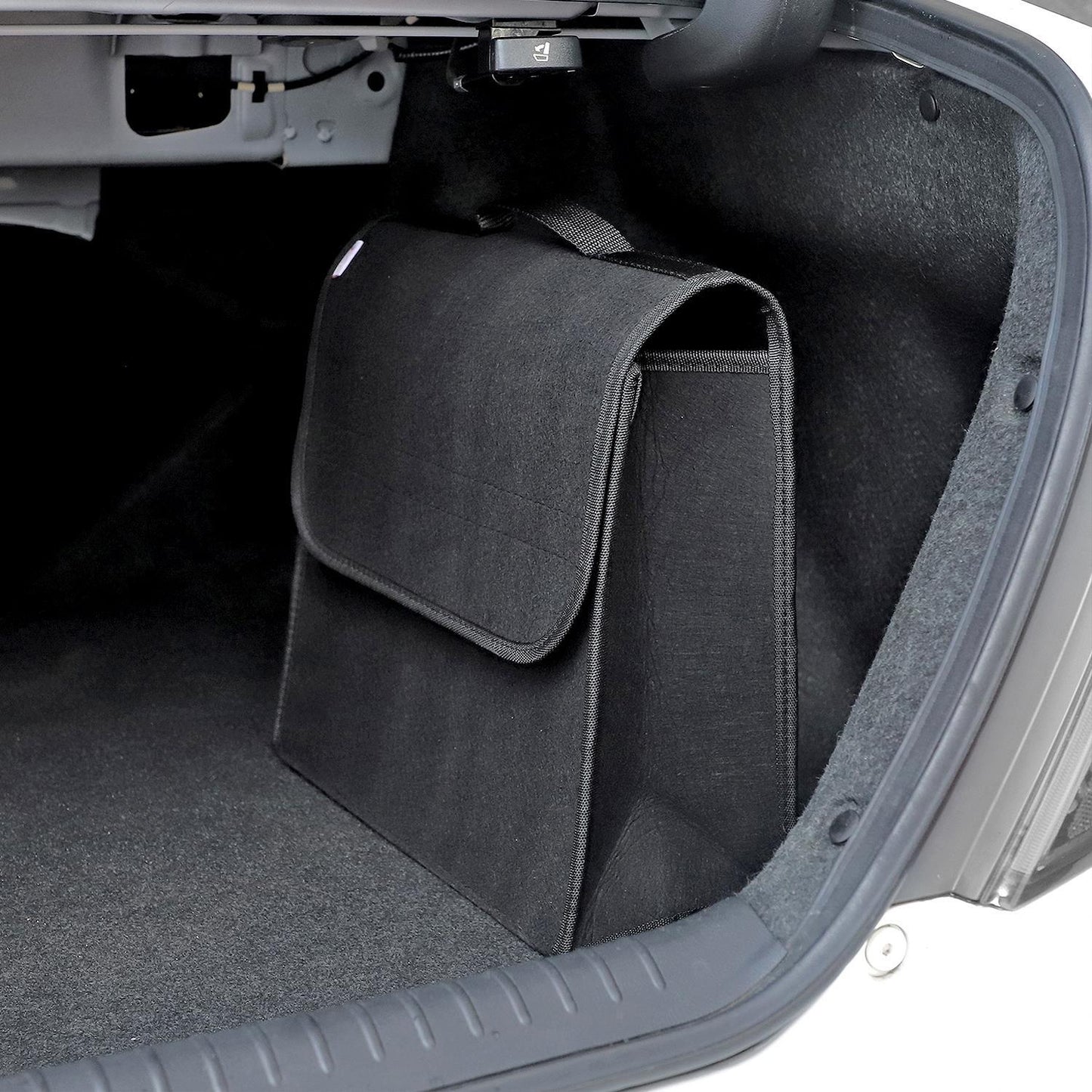 Black Anti Slip Car Trunk Boot Storage Organiser Case Tool Bag - Medium