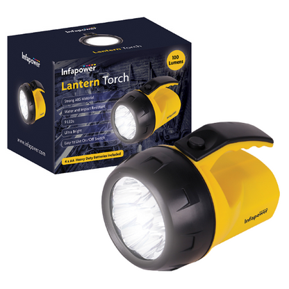 Infapower Lantern Torch including 4xAA Batteries- F065
