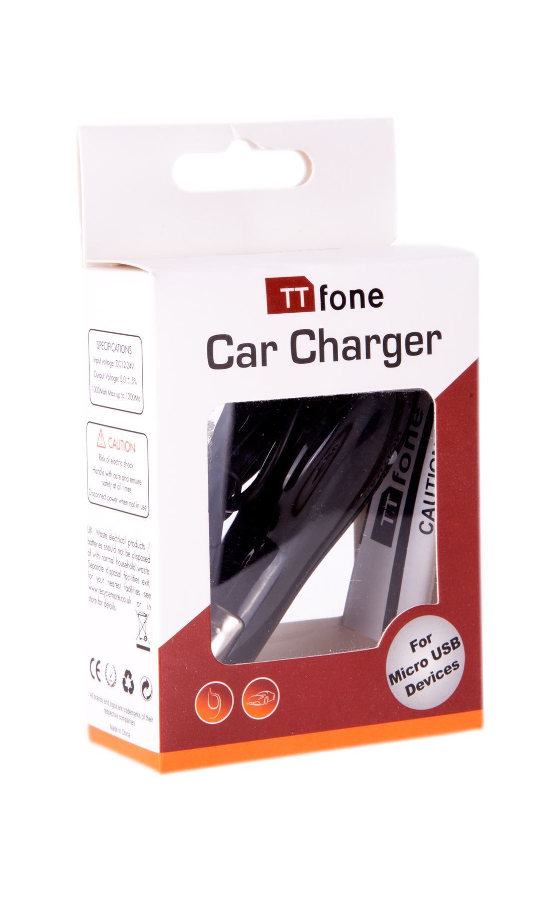 TTCC Original In Car Charger Big Button Easy to use mobile phones