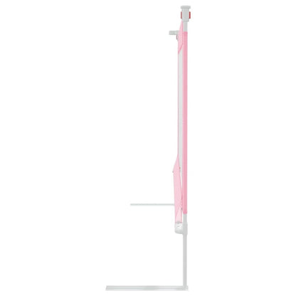 Toddler Safety Bed Rail Pink 100x25 cm Fabric
