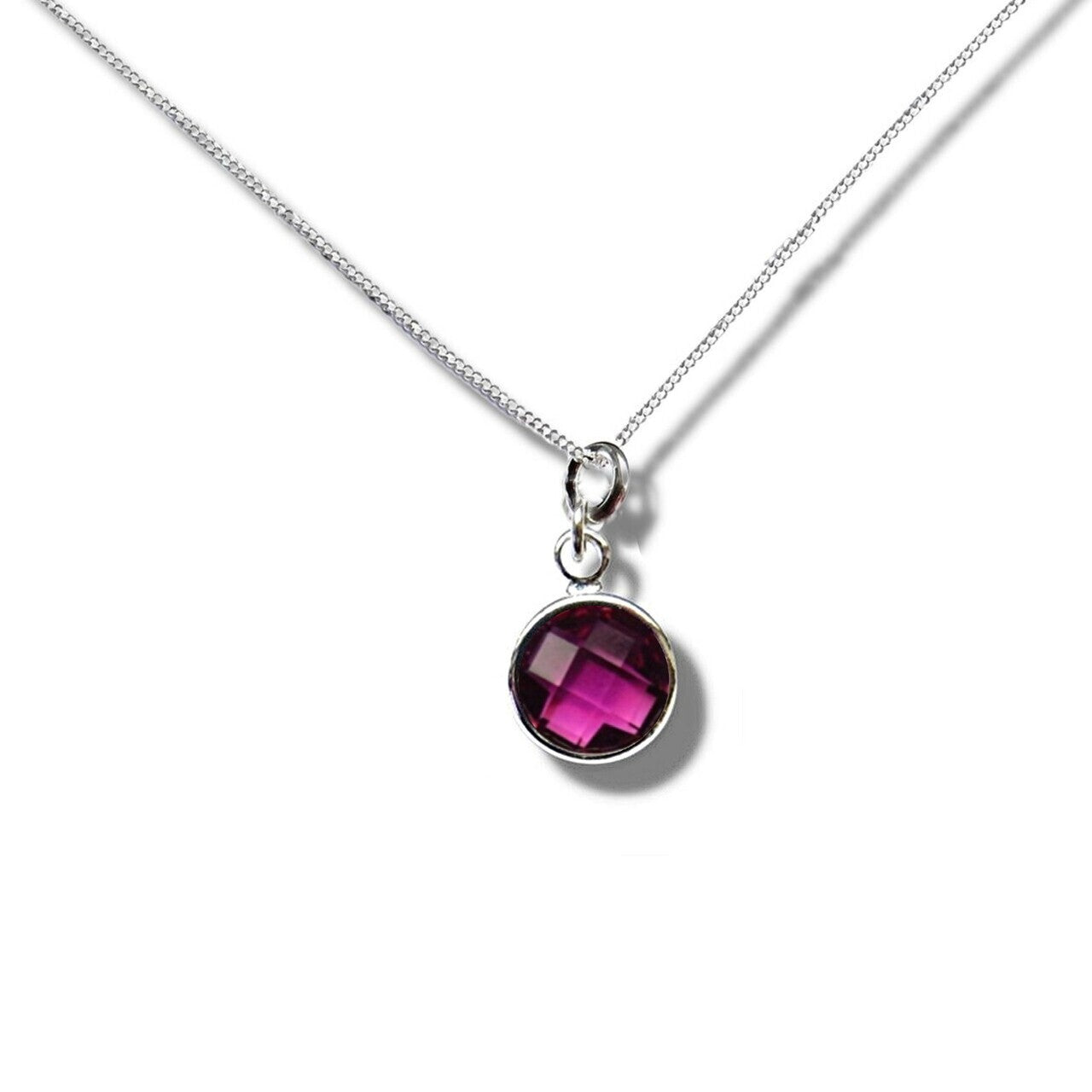 February Birthstone Necklace - Purple