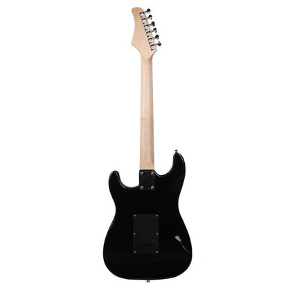 Glarry GST Stylish Electric Guitar Kit with Black Pickguard Sunset Color