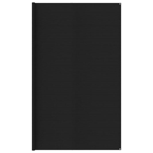 Tent Carpet 400x400 cm Black HDPE