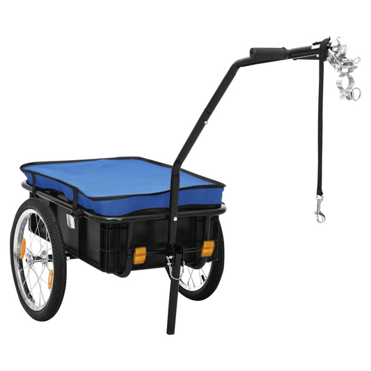 Bike Cargo Trailer/Hand Wagon 155x60x83 cm Steel Blue