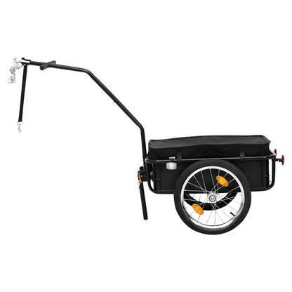 Bike Cargo Trailer/Hand Wagon 155x60x83 cm Steel Black