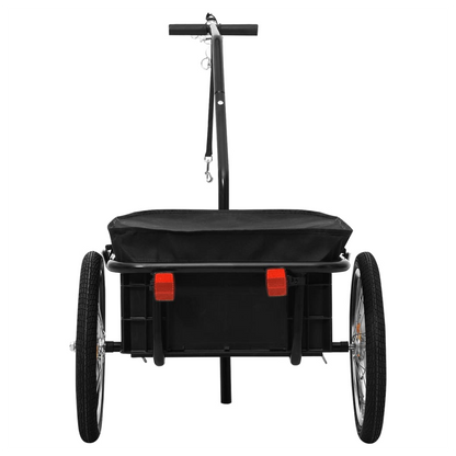 Bike Cargo Trailer/Hand Wagon 155x60x83 cm Steel Black