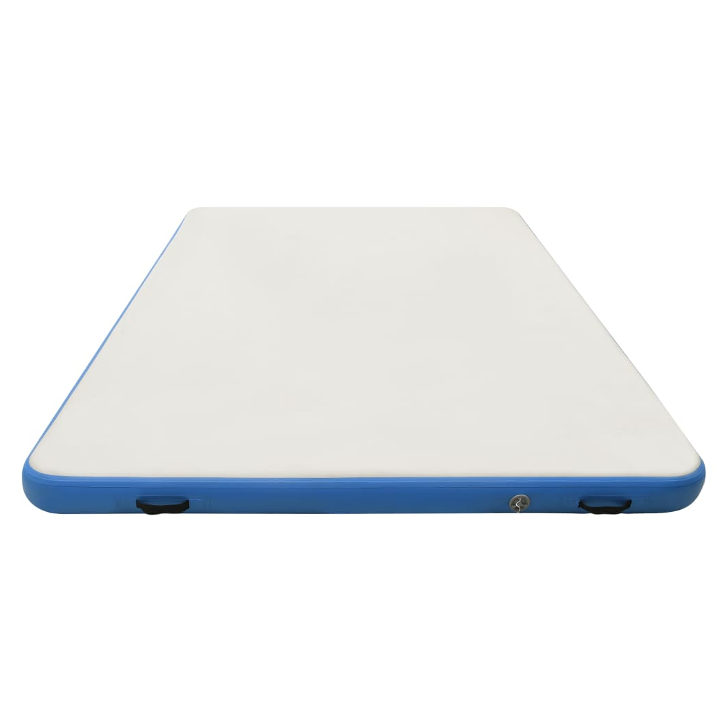 Inflatable Floating Deck Blue and White 200x150x15 cm