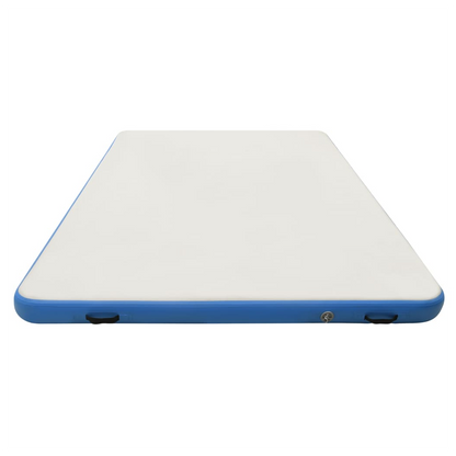 Inflatable Floating Deck Blue and White 200x150x15 cm