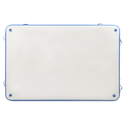 Inflatable Floating Deck Blue and White 200x150x15 cm