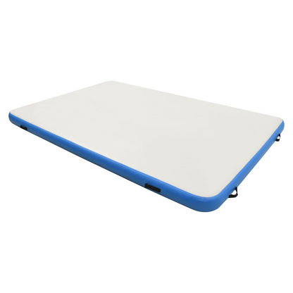 Inflatable Floating Deck Blue and White 300x150x15 cm