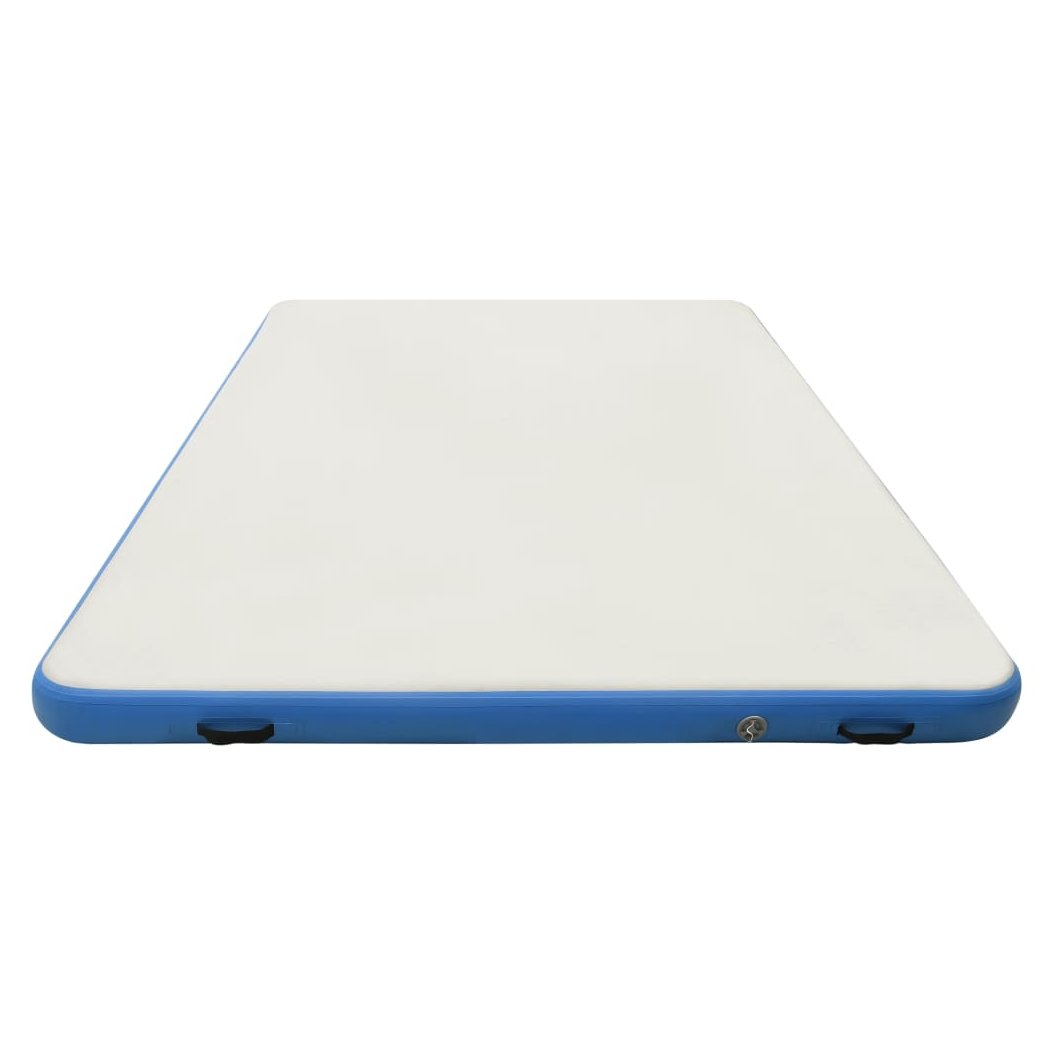 Inflatable Floating Deck Blue and White 300x150x15 cm