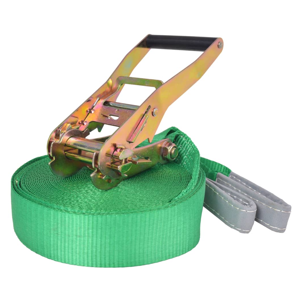 Slackline 15 m x 50 mm 150 kg Green