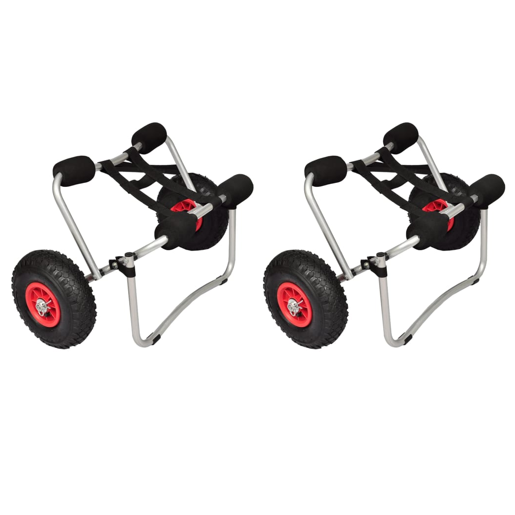 Kayak Trolleys 2 pcs Aluminium