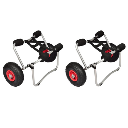 Kayak Trolleys 2 pcs Aluminium
