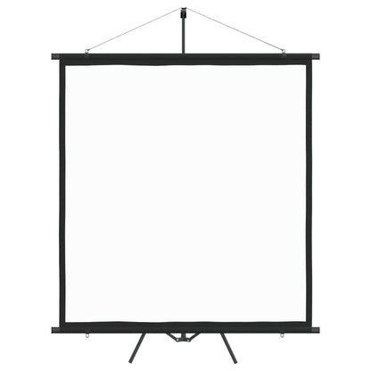 Projection Screen with Tripod 63" 1:1