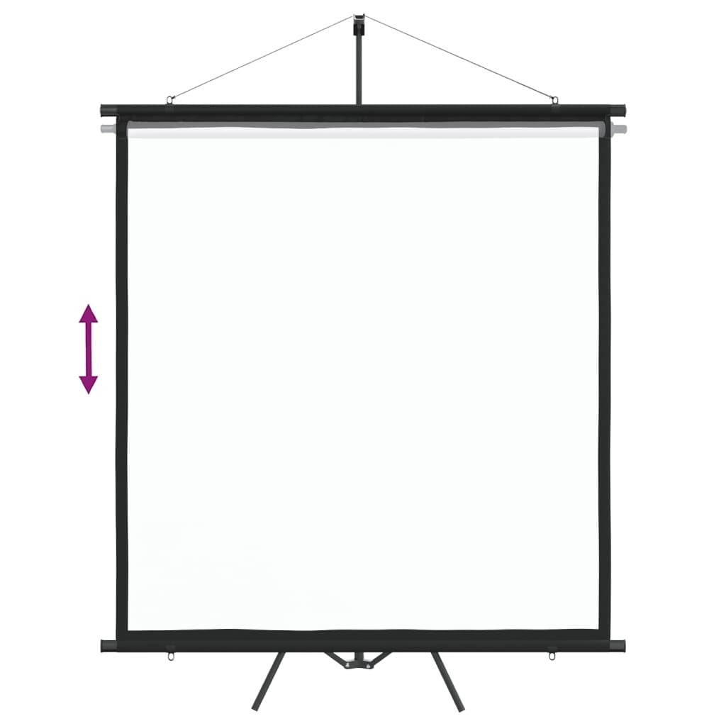 Projection Screen with Tripod 63" 1:1