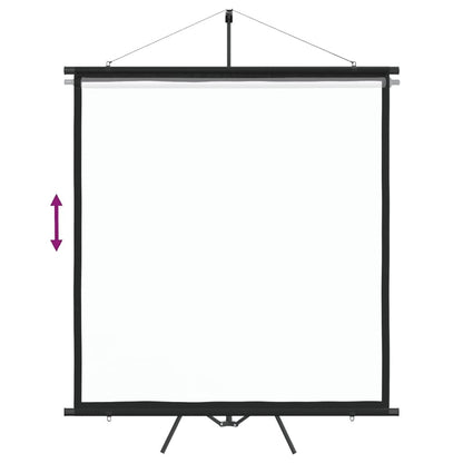 Projection Screen with Tripod 63" 1:1