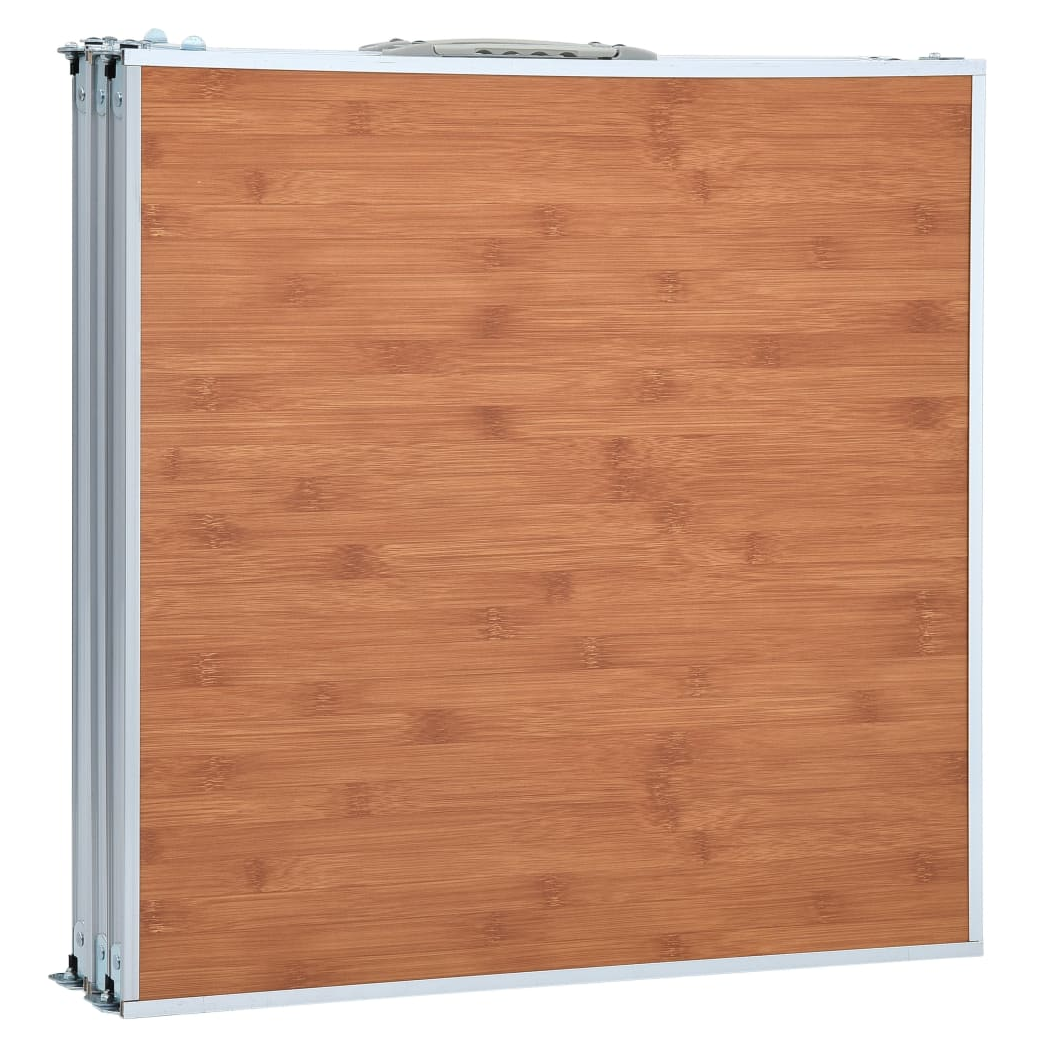 Foldable Camping Table Aluminium 180x60 cm