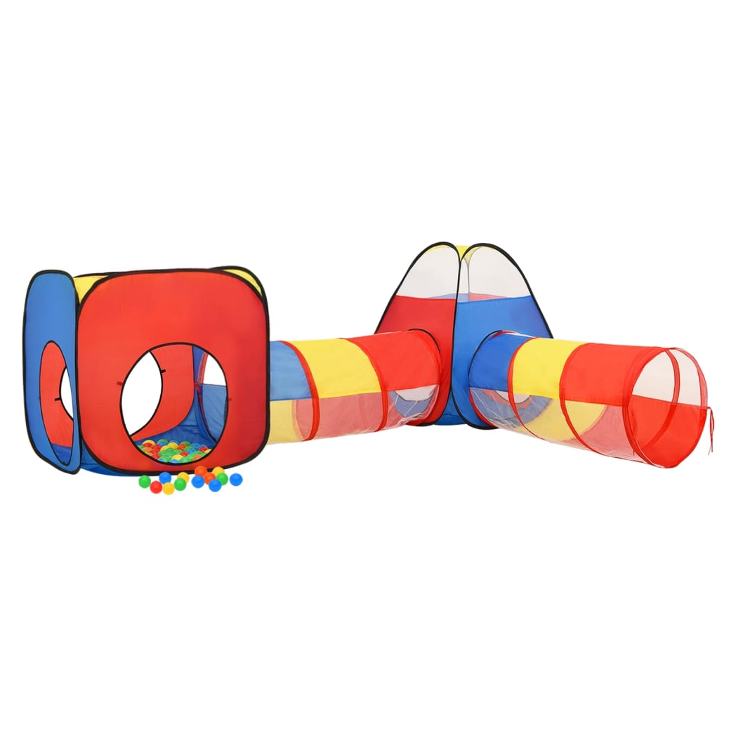 Children Play Tent with 250 Balls Multicolour 190x264x90 cm