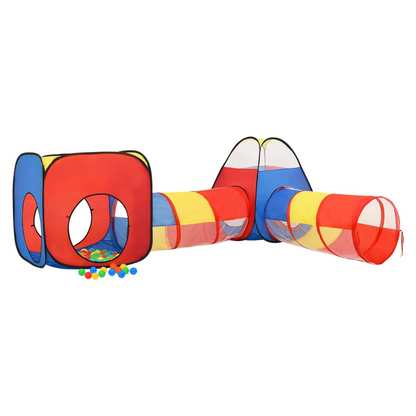 Children Play Tent with 250 Balls Multicolour 190x264x90 cm