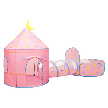 Children Play Tent with 250 Balls Pink 301x120x128 cm