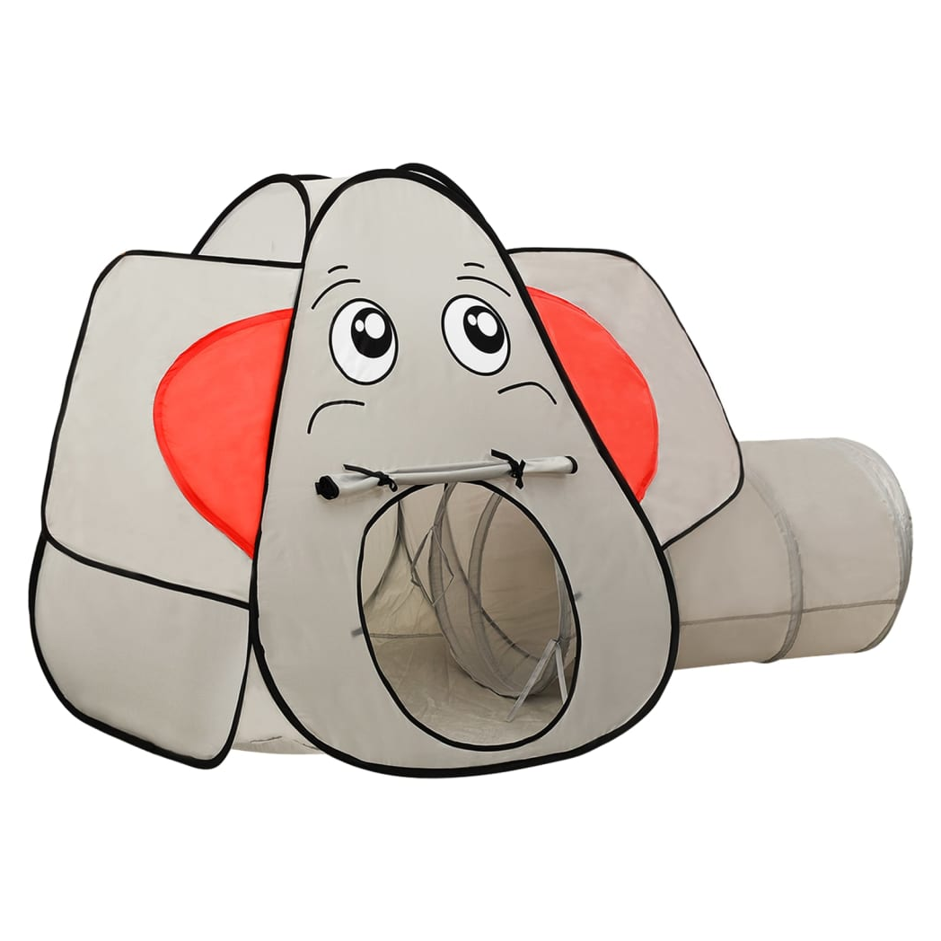 Elephant Children Play Tent with 250 Balls Grey 174x86x101 cm
