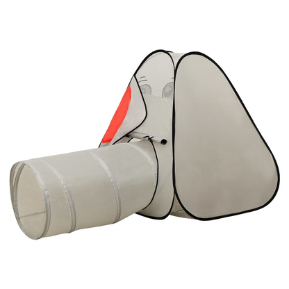 Elephant Children Play Tent with 250 Balls Grey 174x86x101 cm