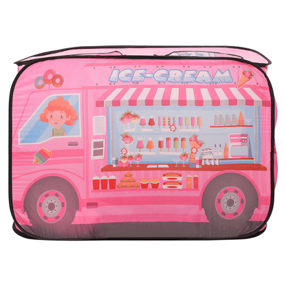 Children Play Tent with 250 Balls Pink 70x112x70 cm