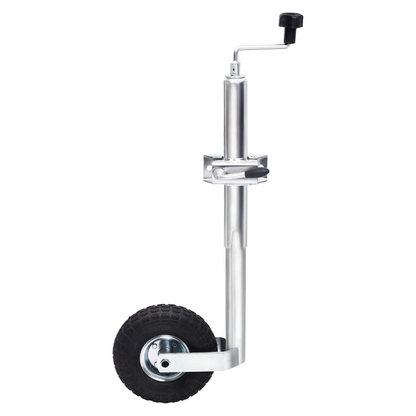 Jockey Wheel for Trailer with Split Clamp 48 mm Galvanised Steel