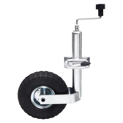Jockey Wheel for Trailer with Split Clamp 48 mm Galvanised Steel