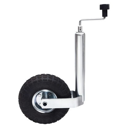 Jockey Wheel for Trailer with Split Clamp 48 mm Galvanised Steel