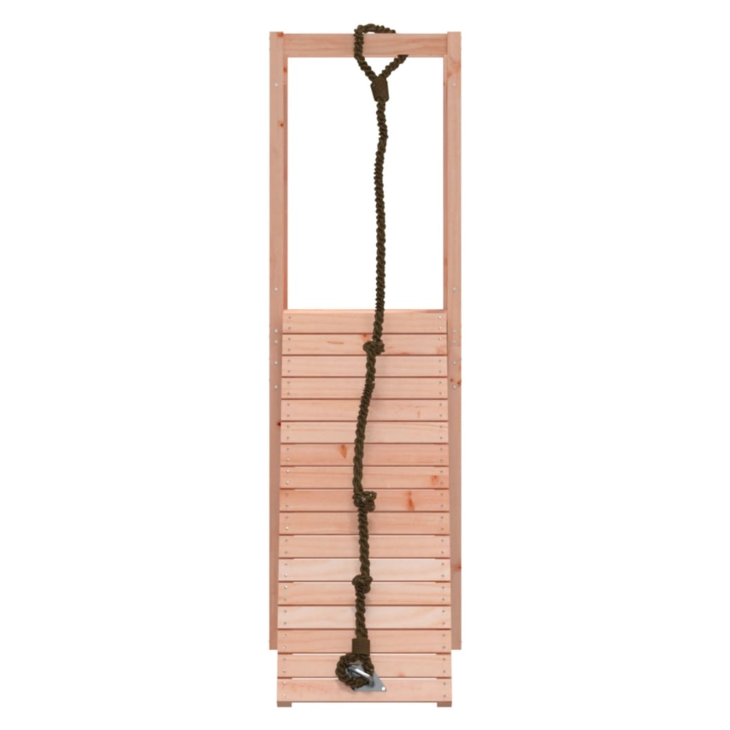 Playhouse with Climbing Wall Solid Wood Douglas